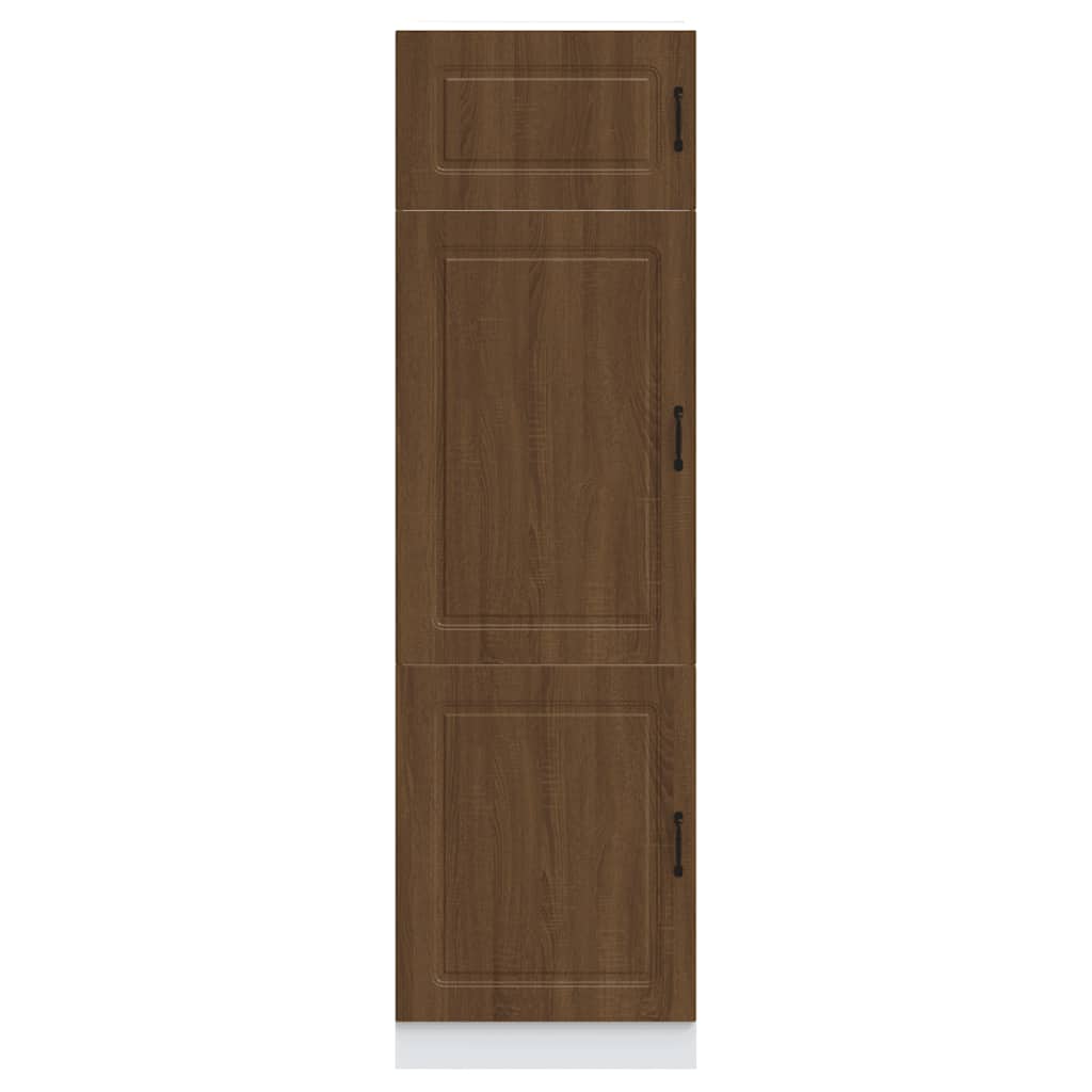 Armoire de cuisine Kalmar chêne marron bois d'ingénierie - XIOS