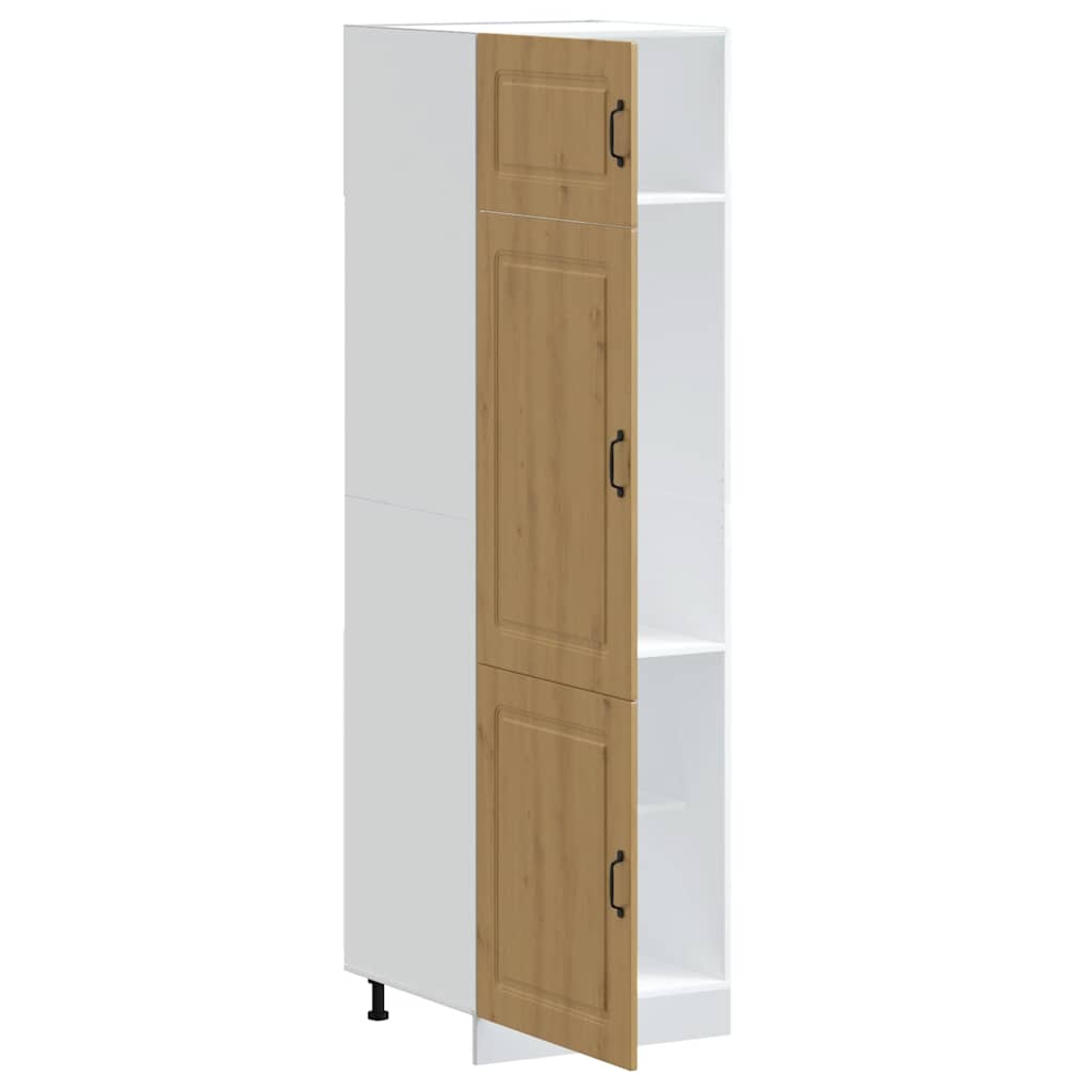 Armoire de cuisine Kalmar chêne artisanal bois d'ingénierie - XIOS