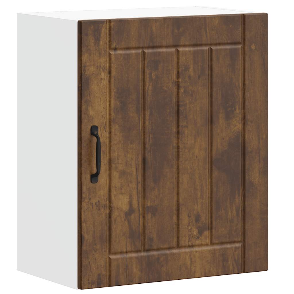 Armoire murale de cuisine Lucca chêne fumé bois ingénierie Meubles de cuisine vidaXL