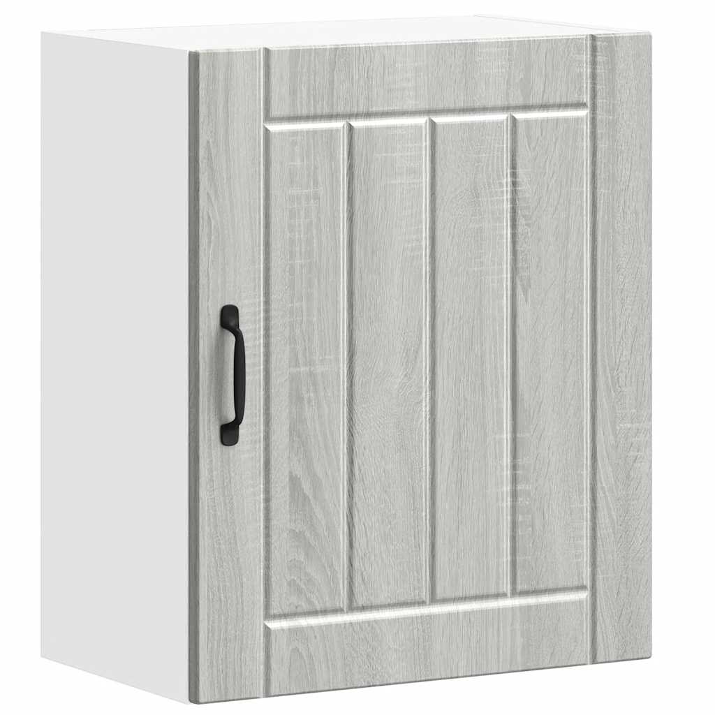 Armoire murale de cuisine Lucca sonoma gris bois ingénierie Meubles de cuisine vidaXL