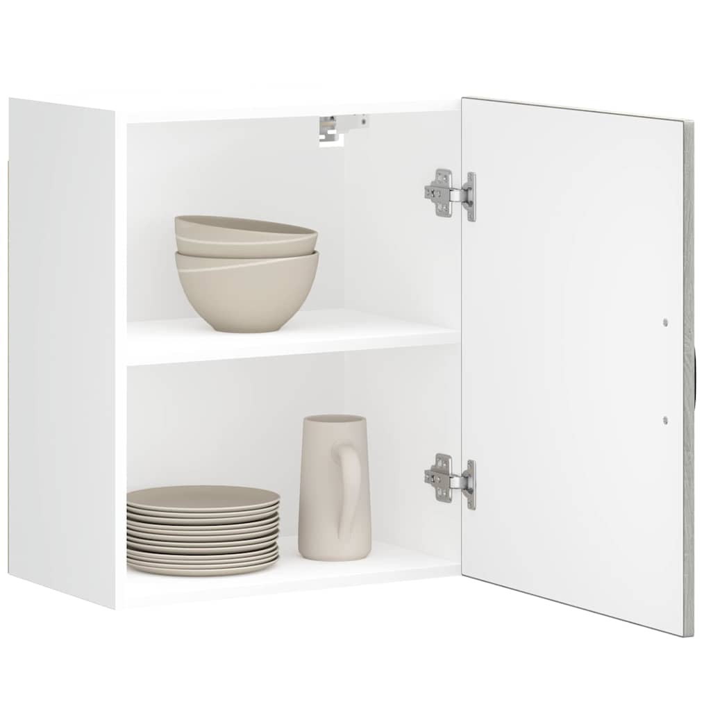 Armoire murale de cuisine Lucca sonoma gris bois ingénierie Meubles de cuisine vidaXL