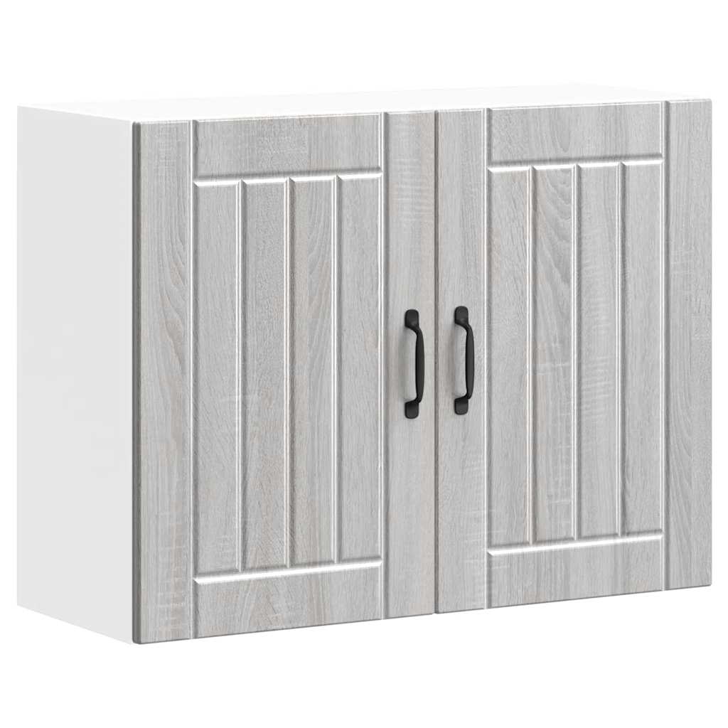 Armoire murale de cuisine Lucca sonoma gris bois ingénierie Meubles de cuisine vidaXL