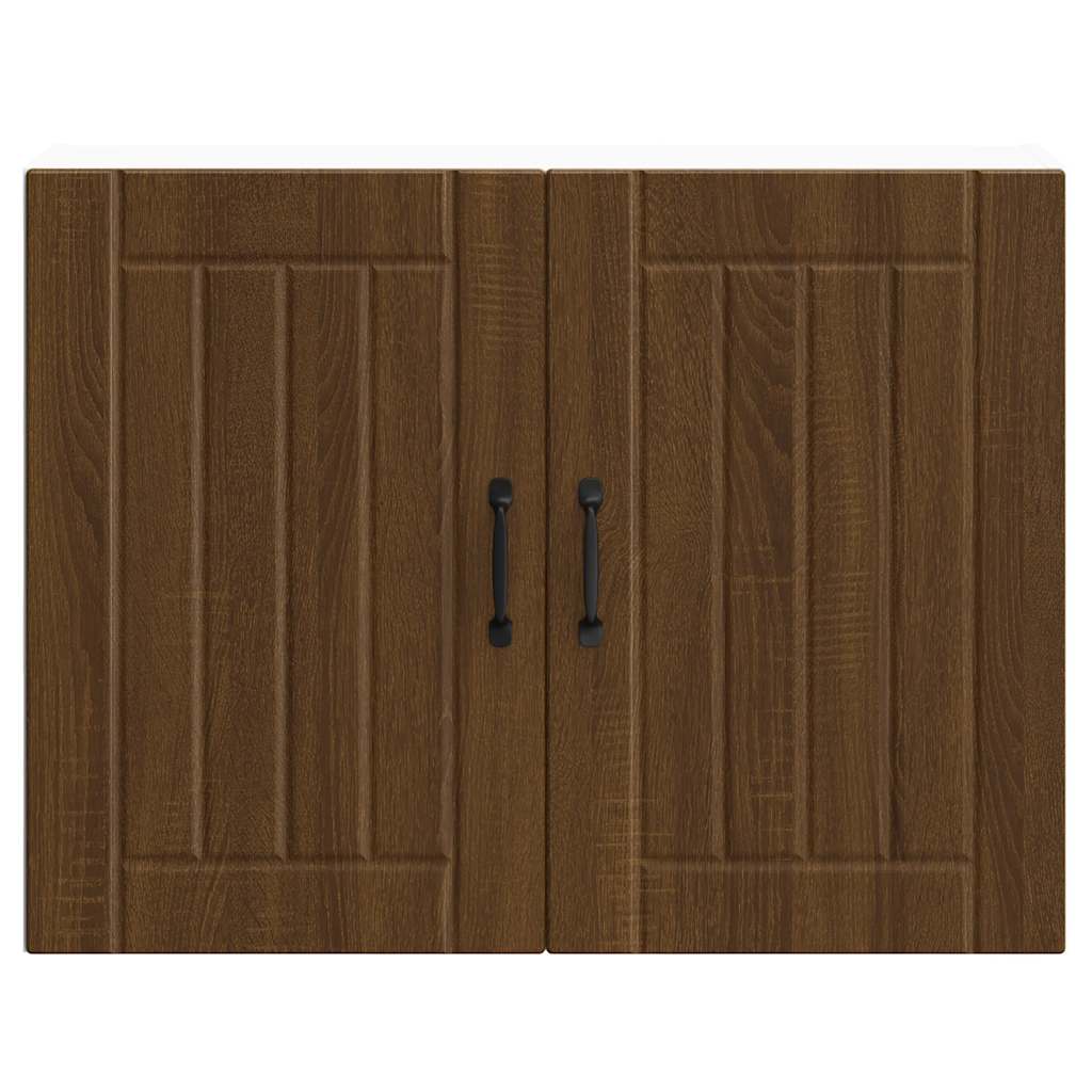 Armoire murale de cuisine Lucca chêne marron bois ingénierie Meubles de cuisine vidaXL