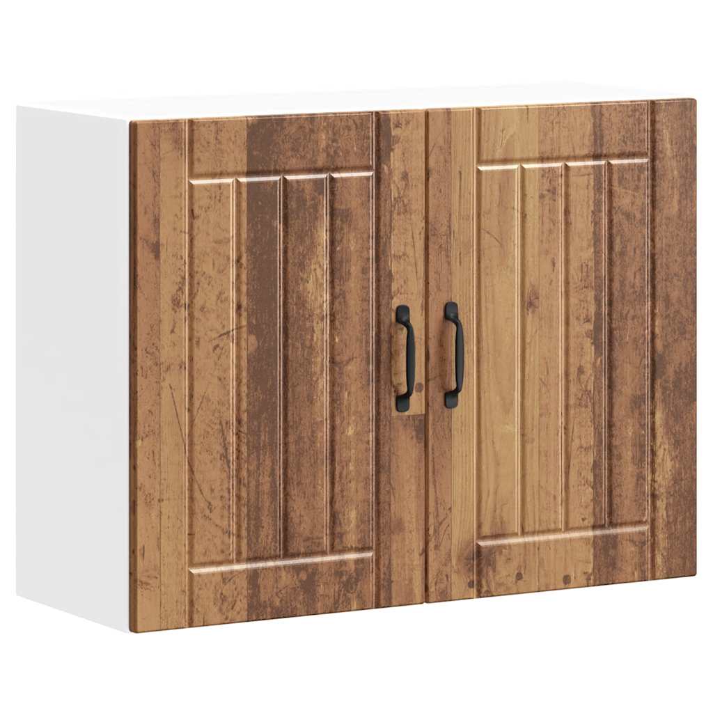 Armoire murale de cuisine Lucca vieux bois bois ingénierie Meubles de cuisine vidaXL