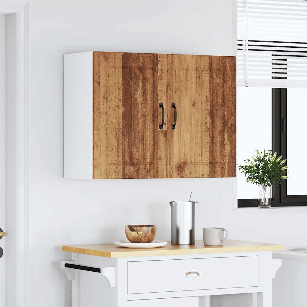 Armoire murale de cuisine Lucca vieux bois bois ingénierie Meubles de cuisine vidaXL