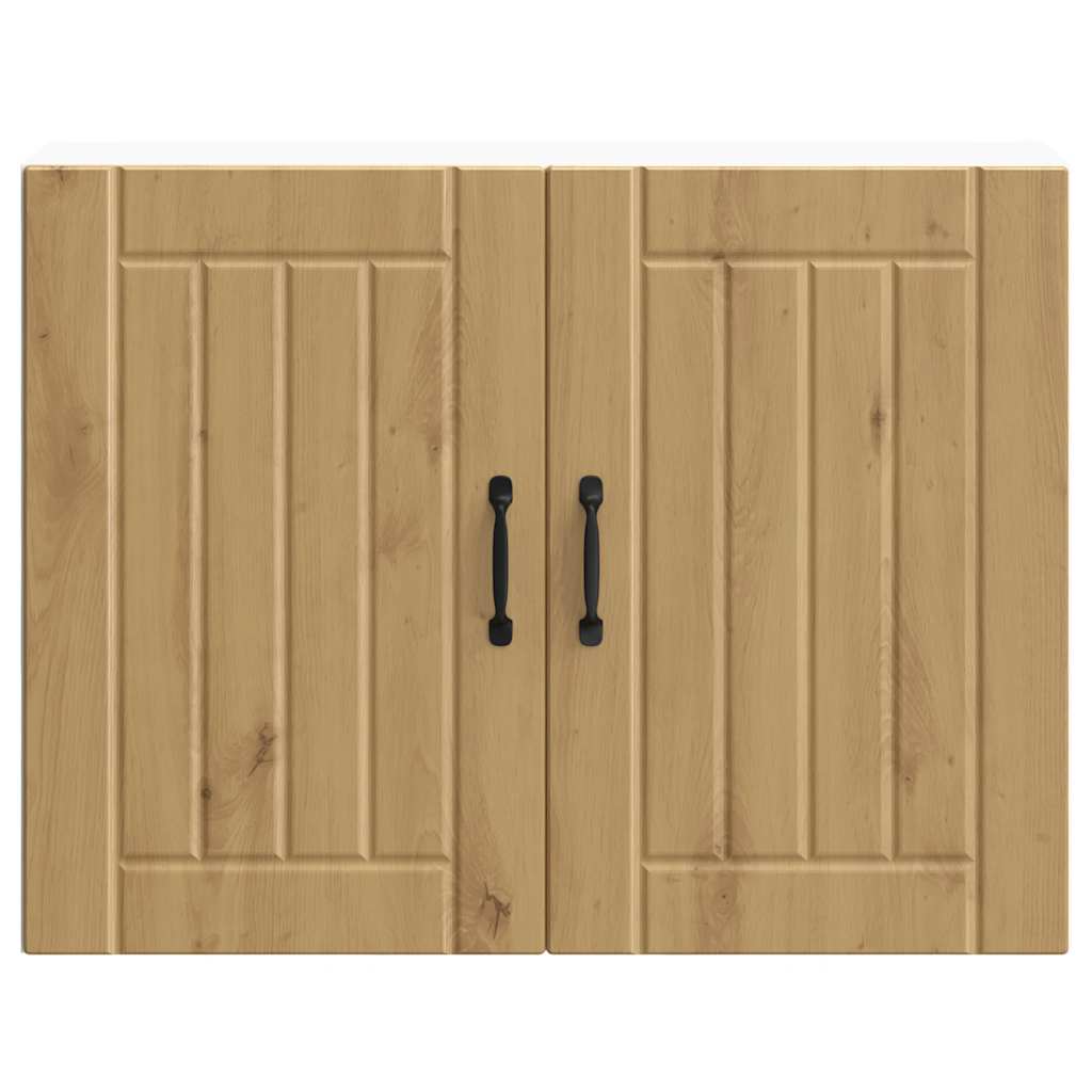 Armoire murale de cuisine Lucca chêne artisanal bois ingénierie Meubles de cuisine vidaXL