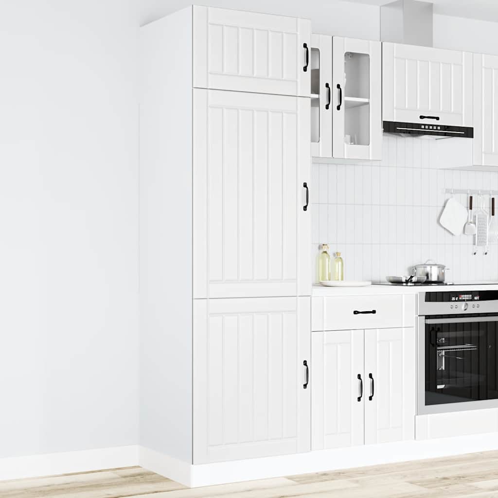Armoire de cuisine Lucca blanc bois d'ingénierie - XIOS