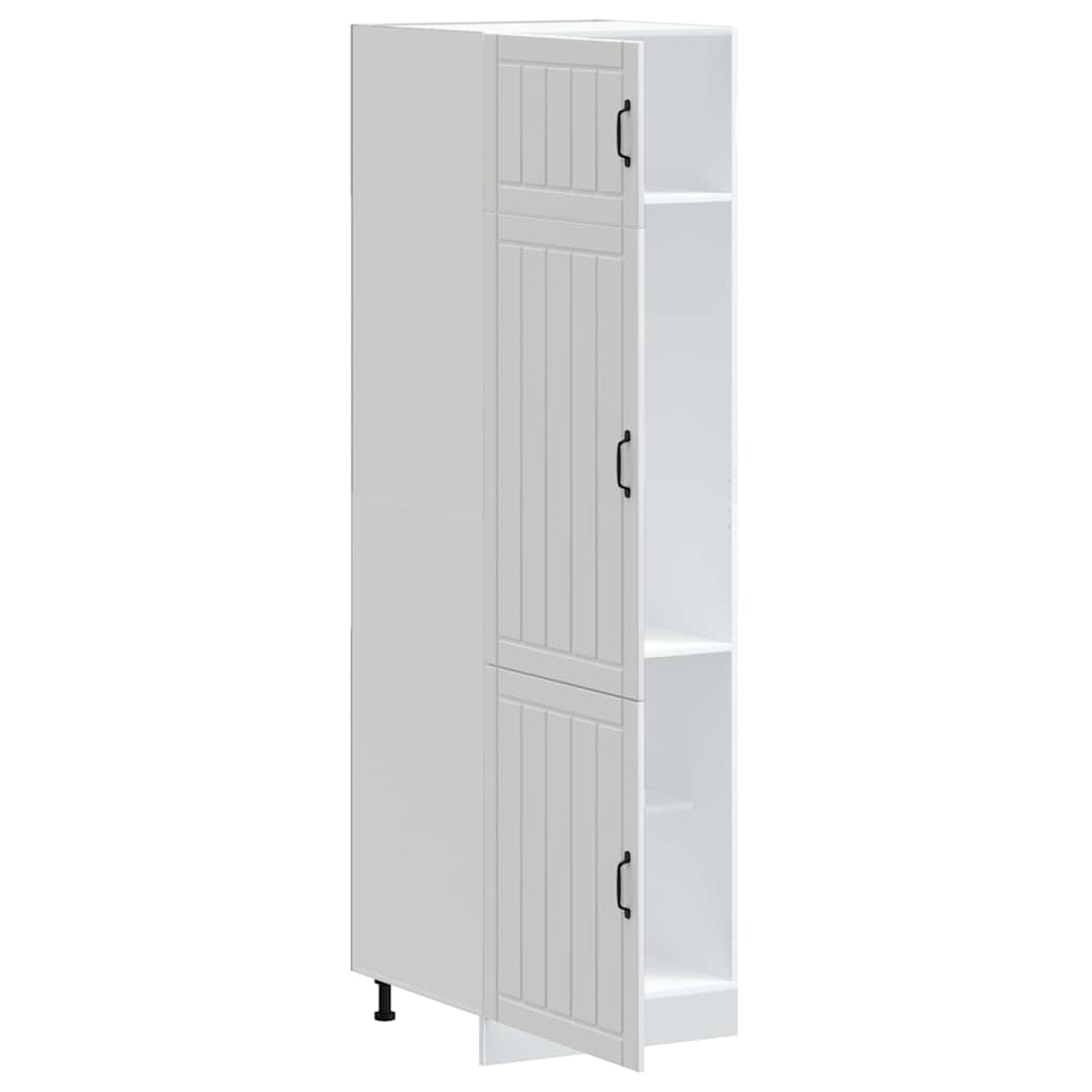 Armoire de cuisine Lucca blanc bois d'ingénierie - XIOS