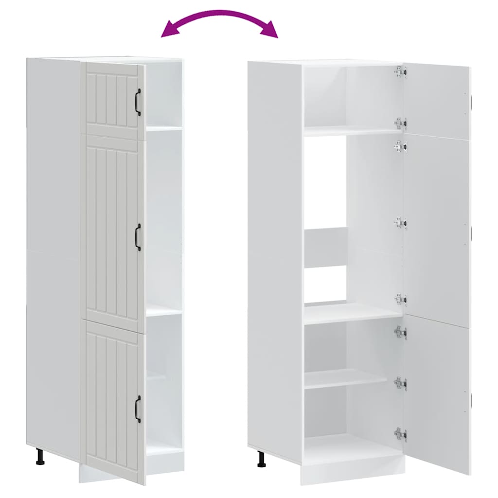 Armoire de cuisine Lucca blanc bois d'ingénierie - XIOS