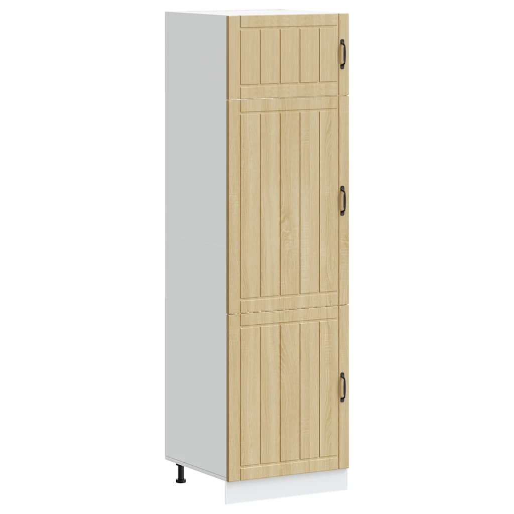 Armoire de cuisine Lucca chêne sonoma bois d'ingénierie - XIOS