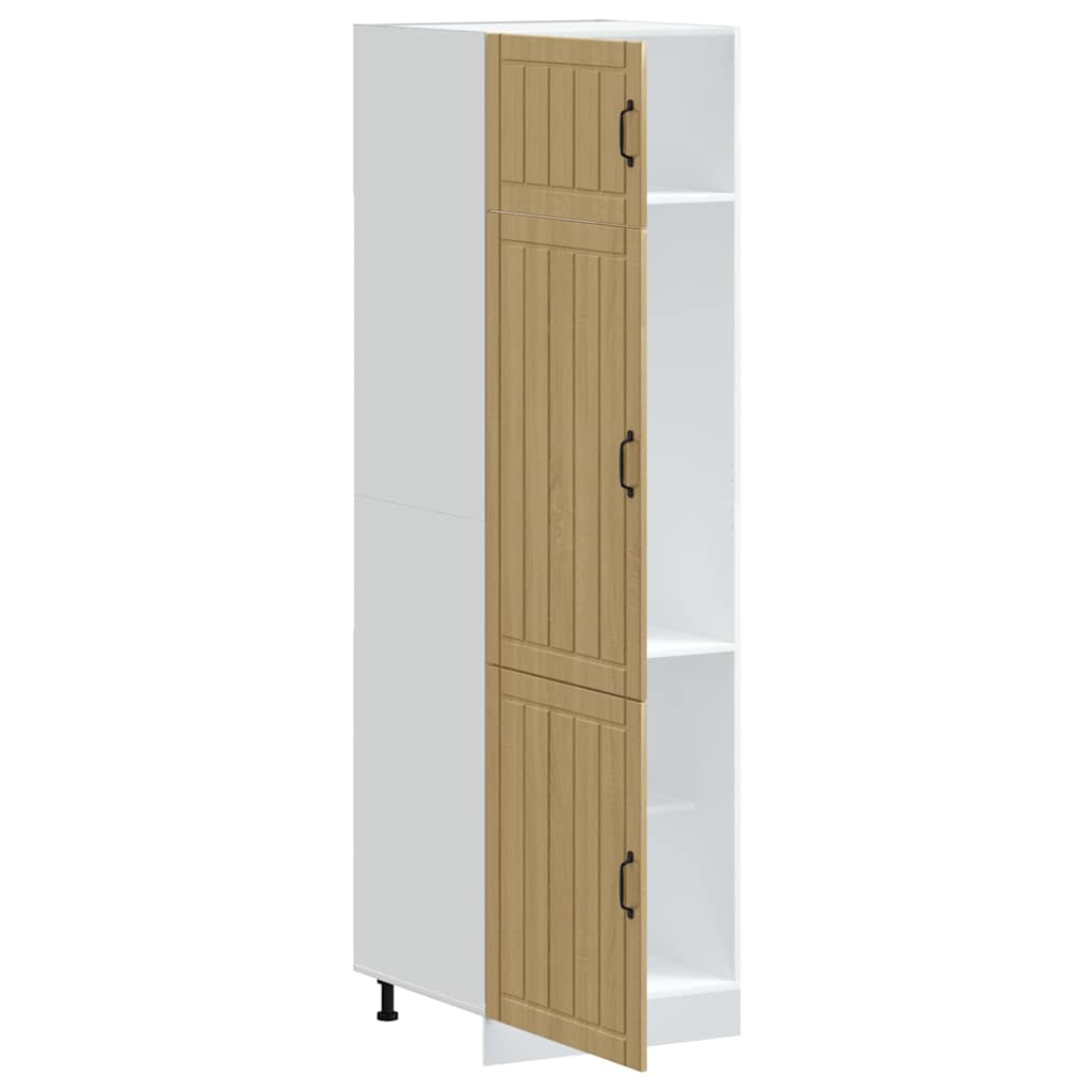 Armoire de cuisine Lucca chêne sonoma bois d'ingénierie - XIOS