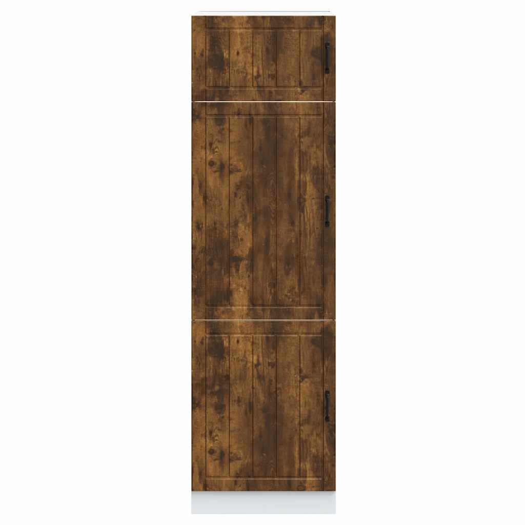 Armoire de cuisine Lucca chêne fumé bois d'ingénierie - XIOS