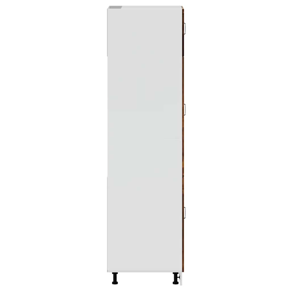 Armoire de cuisine Lucca chêne fumé bois d'ingénierie - XIOS