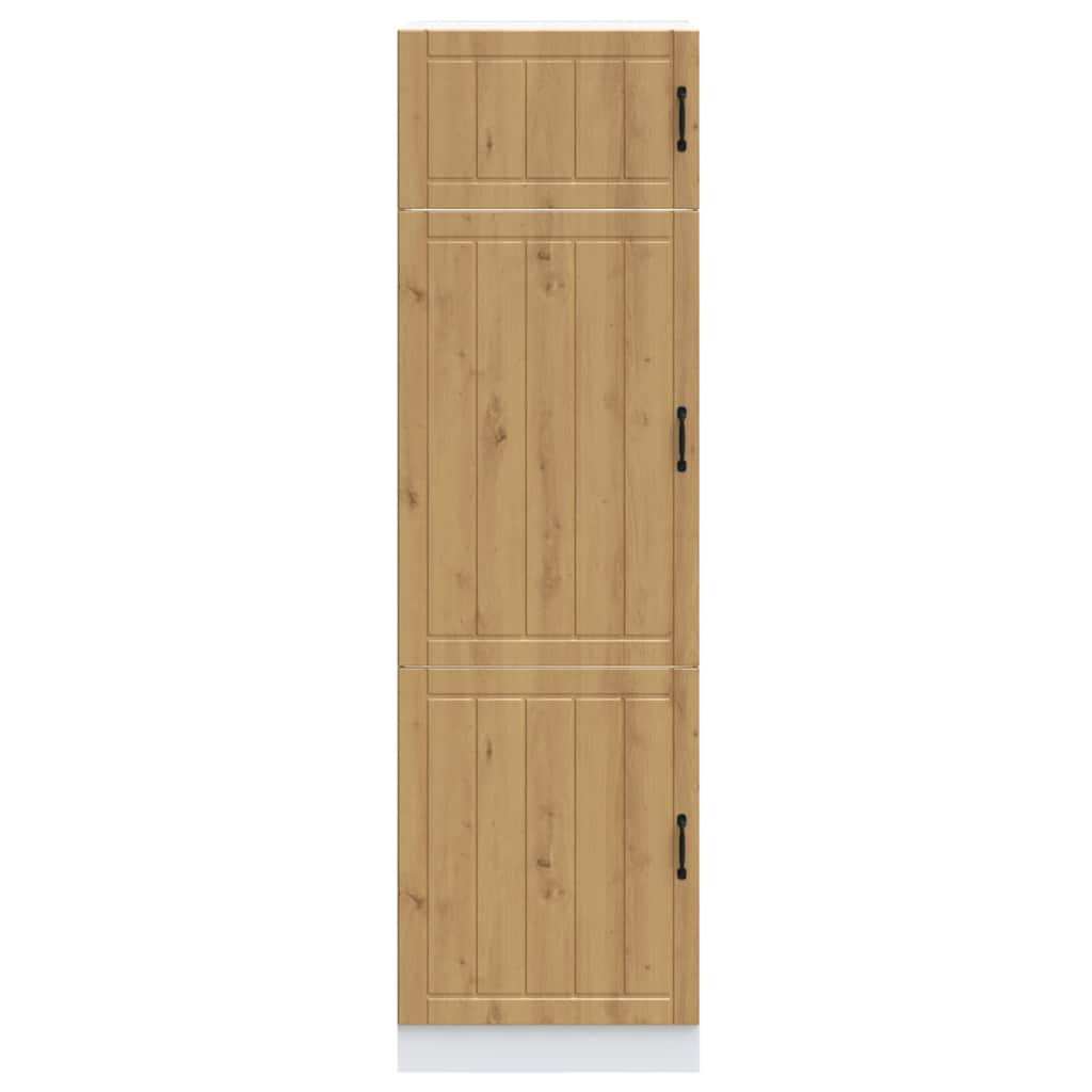 Armoire de cuisine Lucca chêne artisanal bois d'ingénierie - XIOS
