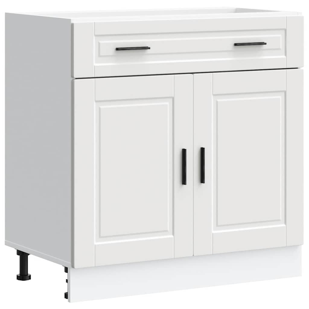 Armoire de cuisine Porto blanc bois d'ingénierie - XIOS