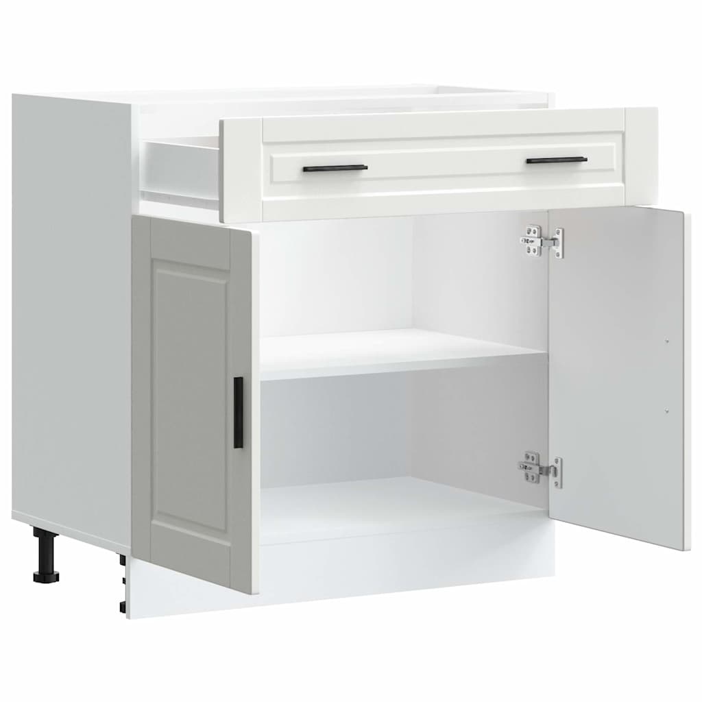 Armoire de cuisine Porto blanc bois d'ingénierie - XIOS