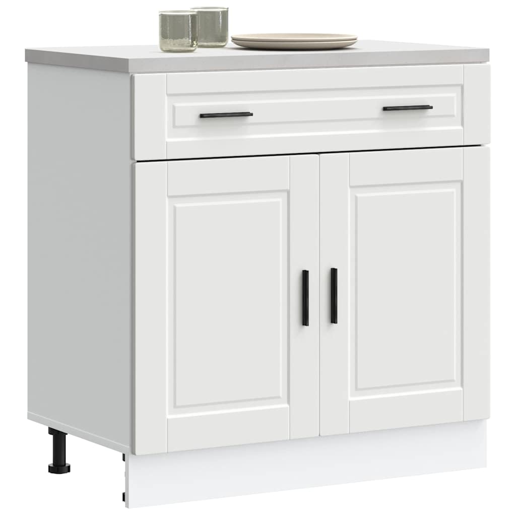 Armoire de cuisine Porto blanc bois d'ingénierie - XIOS