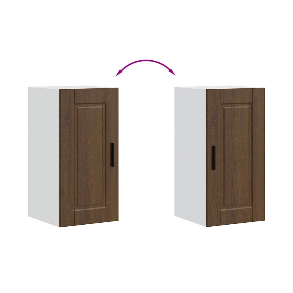 Armoire murale de cuisine Porto chêne marron bois d'ingénierie Meubles de cuisine vidaXL