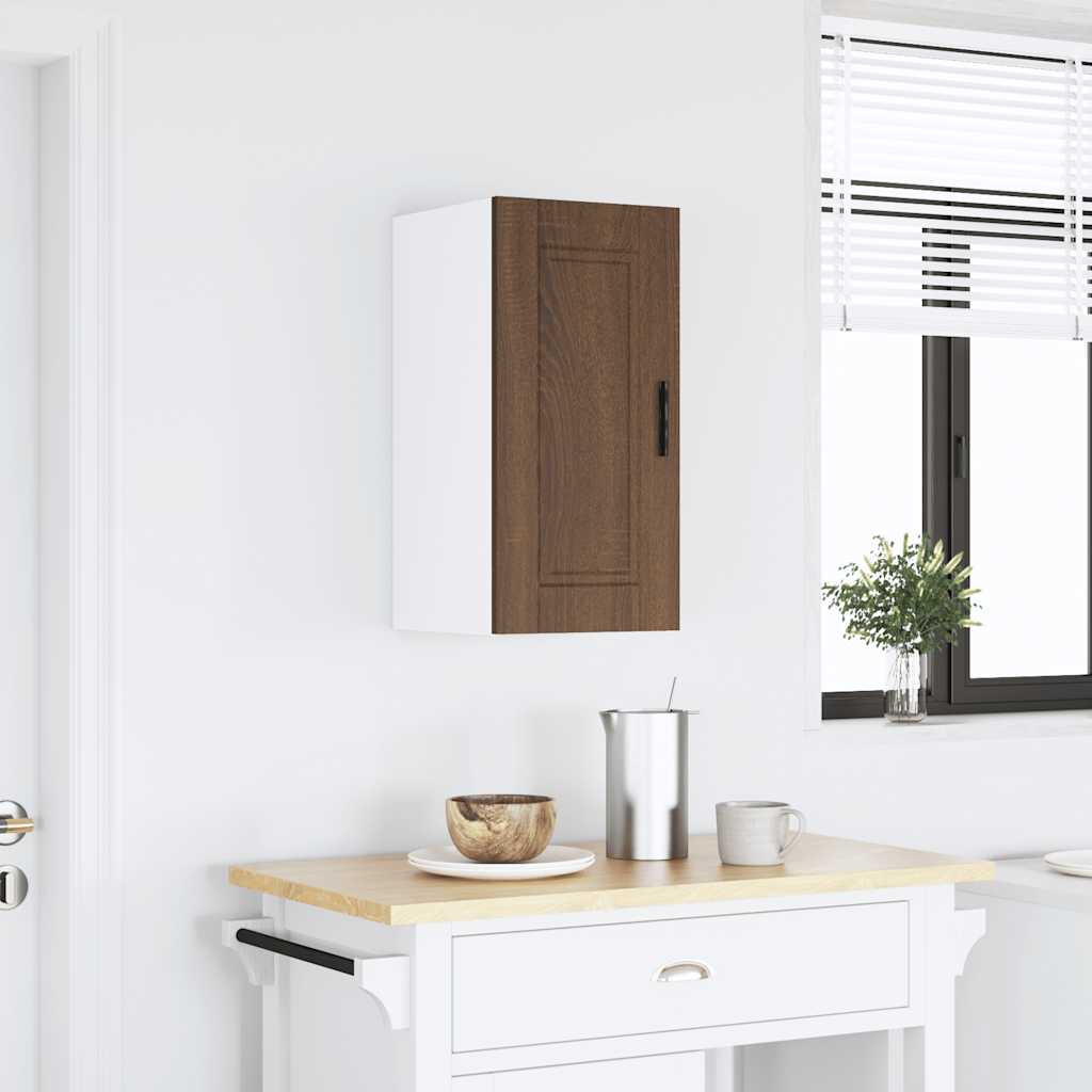 Armoire murale de cuisine Porto chêne marron bois d'ingénierie Meubles de cuisine vidaXL