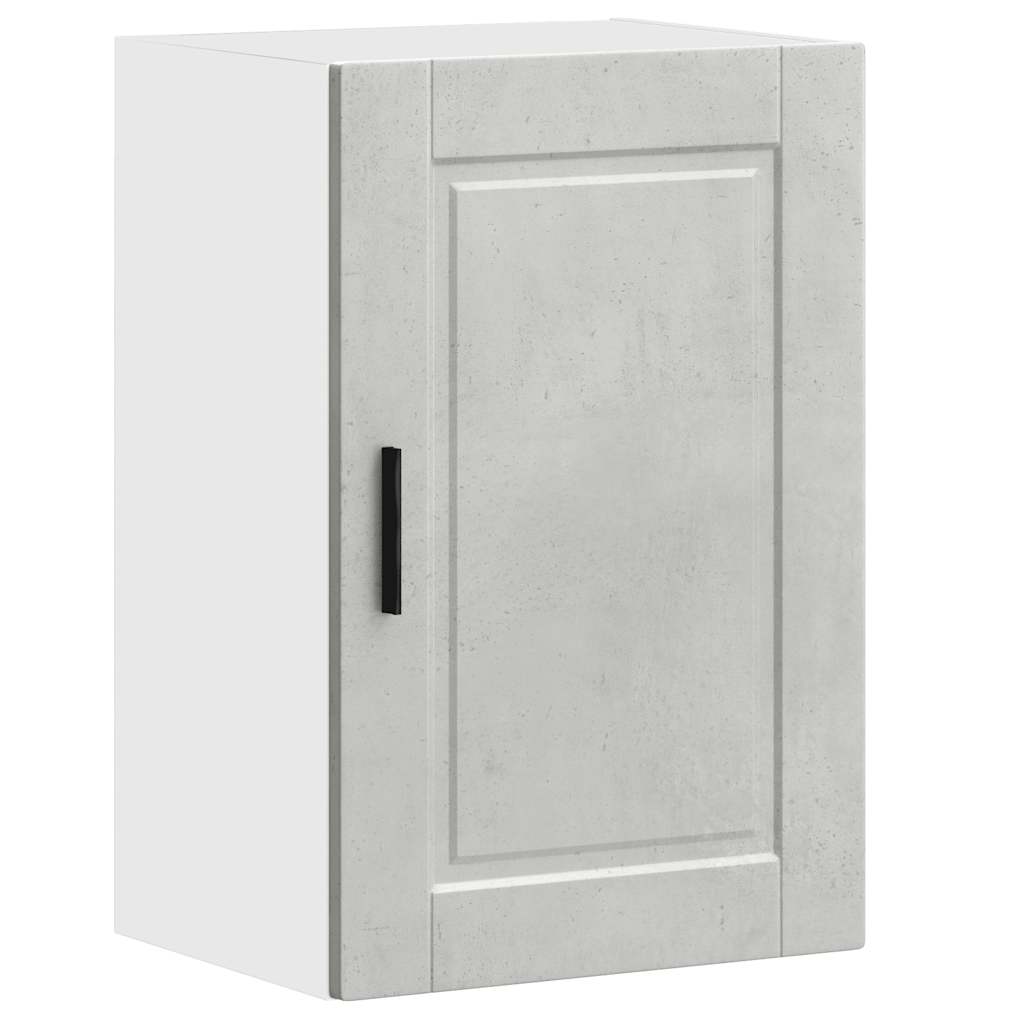 Armoire murale de cuisine Porto gris béton bois d'ingénierie Meubles de cuisine vidaXL