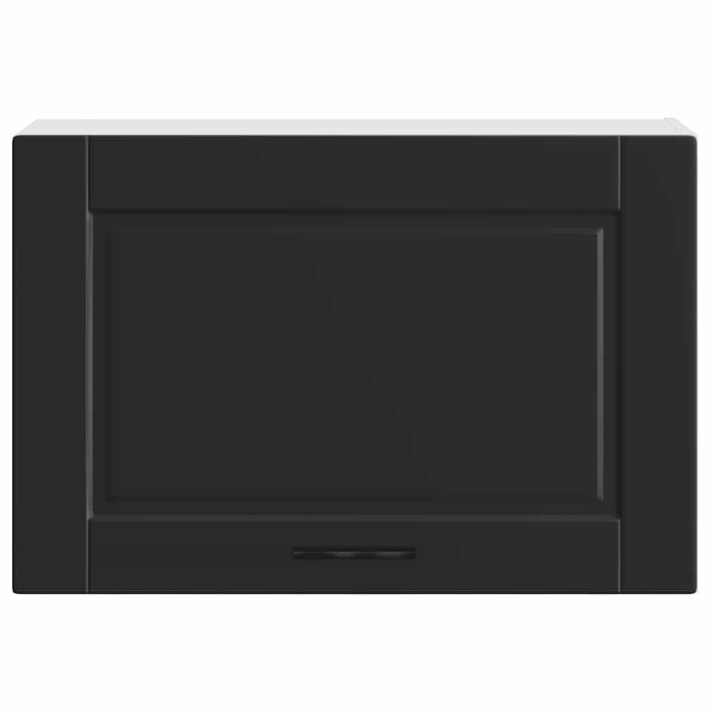 Armoire murale de cuisine Porto noir bois d'ingénierie Meubles de cuisine vidaXL