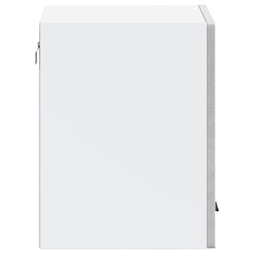 Armoire murale de cuisine Porto gris béton bois d'ingénierie Meubles de cuisine vidaXL