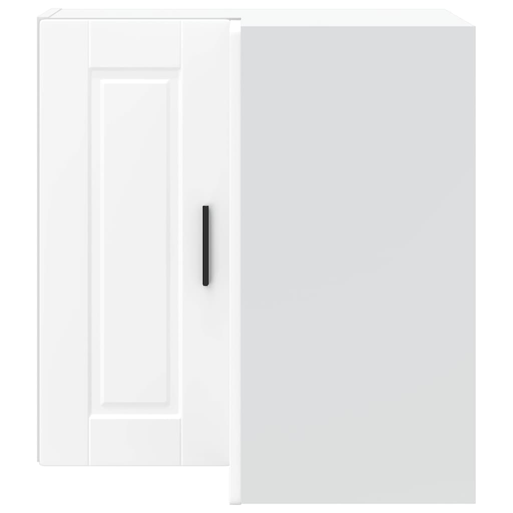 Armoire d'angle murale de cuisine Porto blanc bois d'ingénierie - XIOS