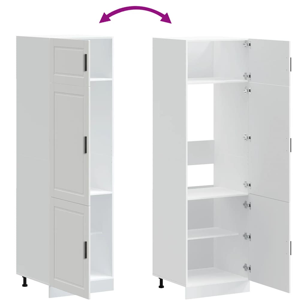 Armoire de cuisine Porto blanc bois d'ingénierie - XIOS