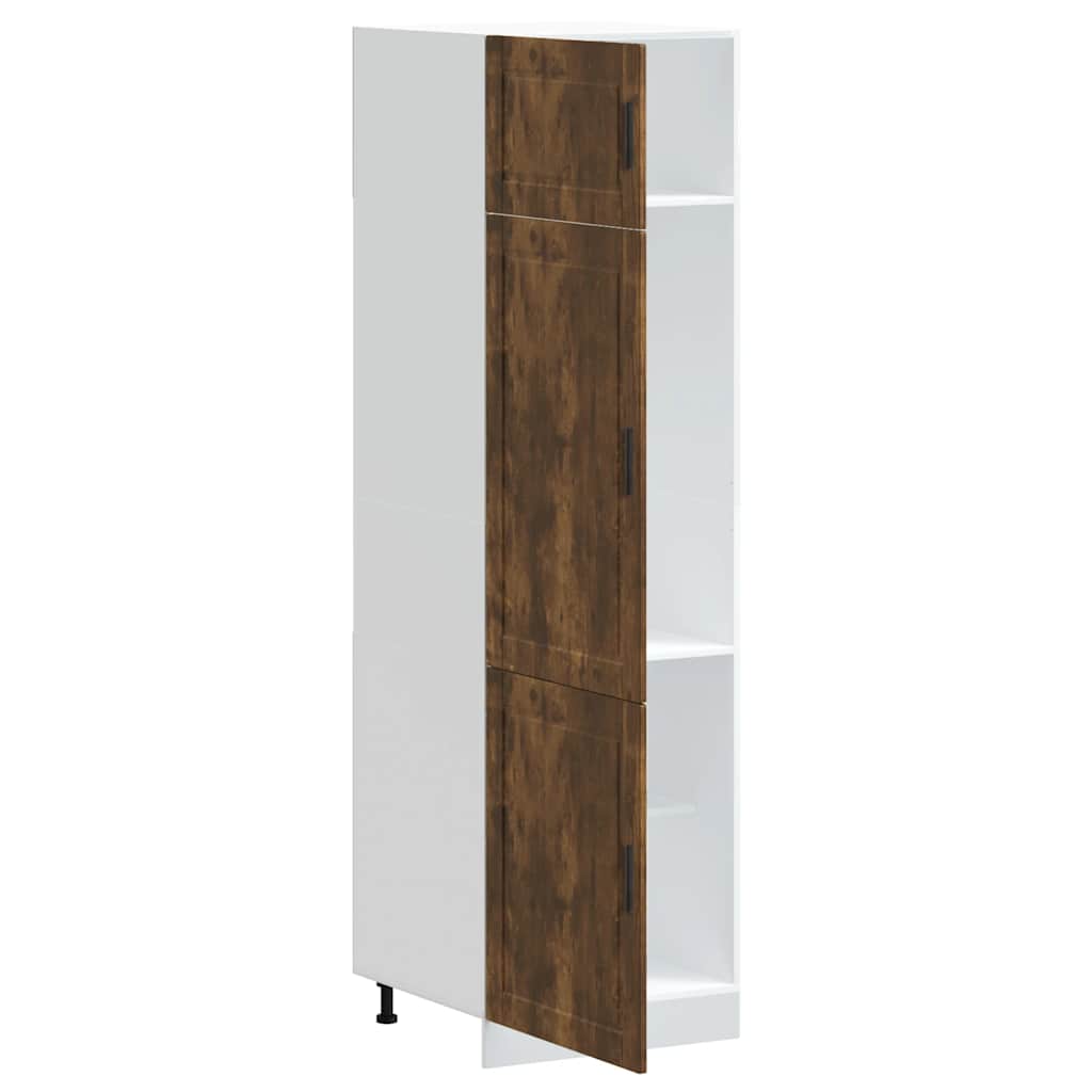 Armoire de cuisine Porto chêne fumé bois d'ingénierie - XIOS