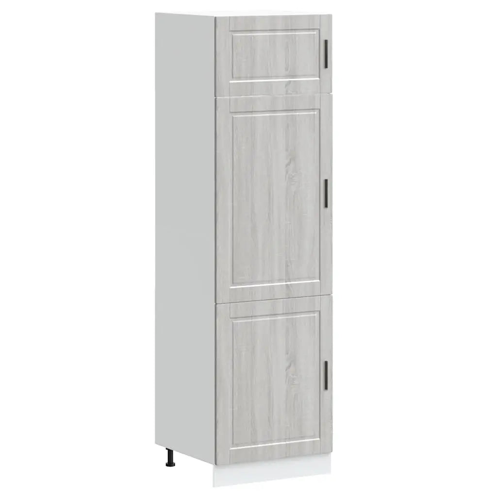 Armoire de cuisine Porto sonoma gris bois d’ingénierie - XIOS
