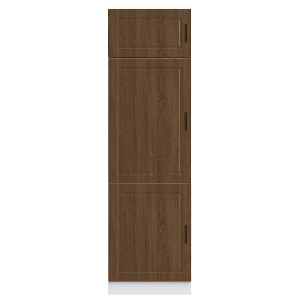 Armoire de cuisine Porto chêne marron bois d'ingénierie - XIOS
