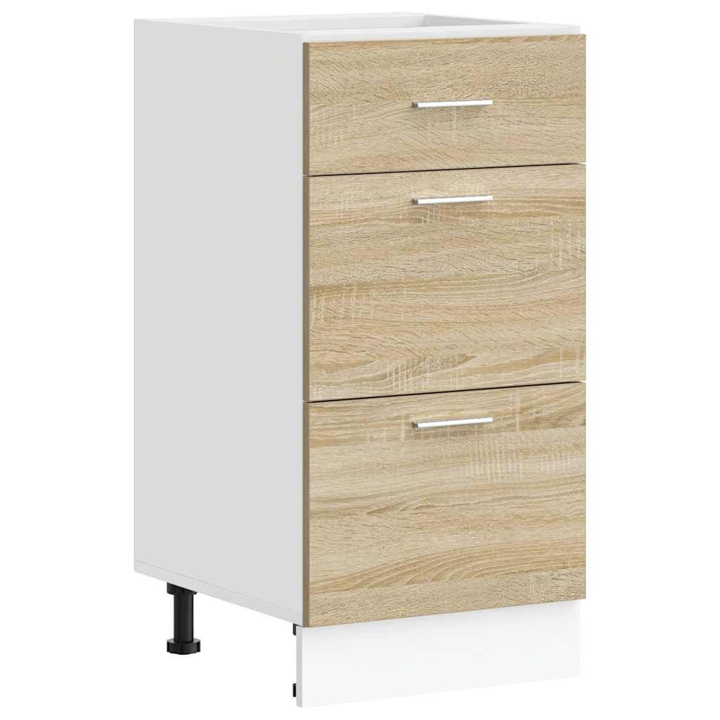 Meuble bas "Lyon" Chêne Sonoma 40 x 46 x 81,5 cm Bois d'ingénierie - XIOS