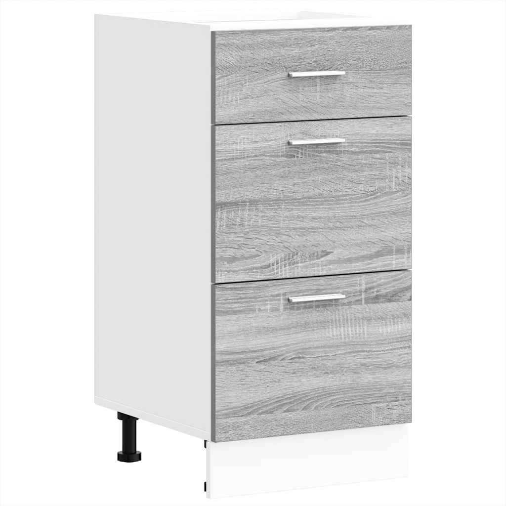 Armoire de plancher "Lyon" sonoma gris 40x46x81,5 cm Meubles de cuisine vidaXL