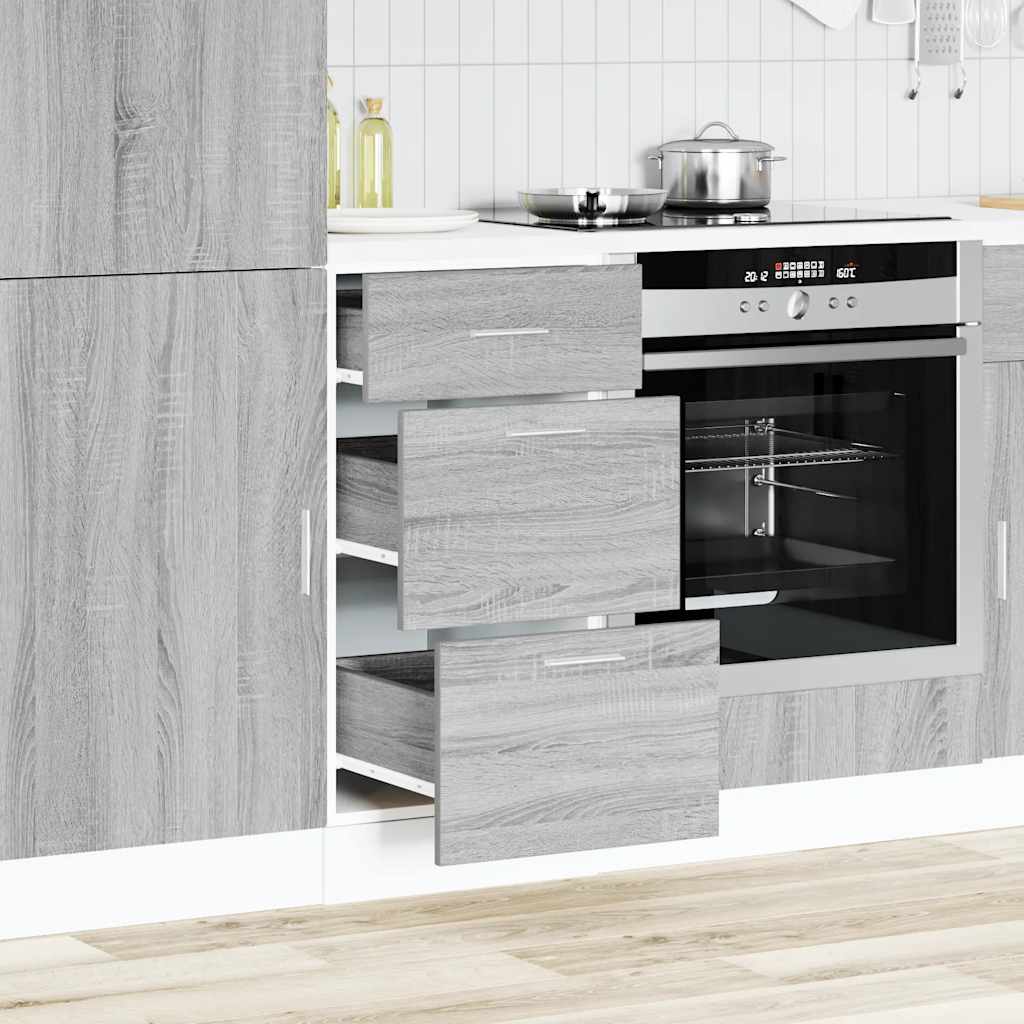 Armoire de plancher "Lyon" sonoma gris 40x46x81,5 cm Meubles de cuisine vidaXL