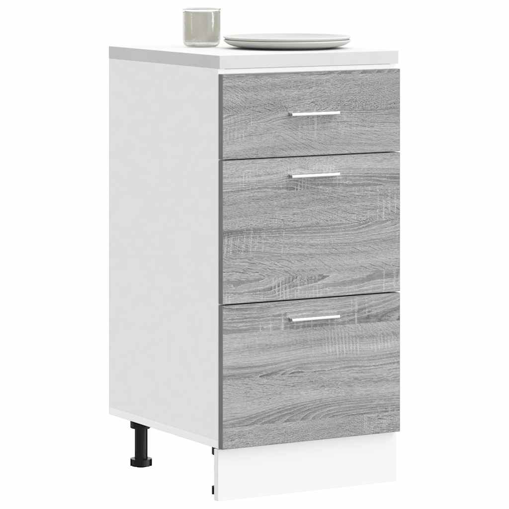 Armoire de plancher "Lyon" sonoma gris 40x46x81,5 cm Meubles de cuisine vidaXL