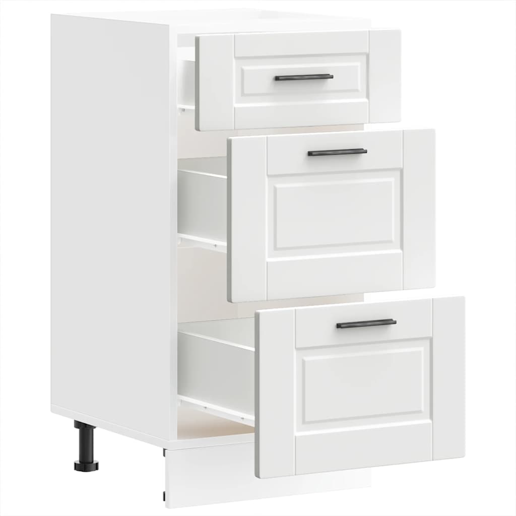Armoire de cuisine Porto blanc bois d'ingénierie - XIOS
