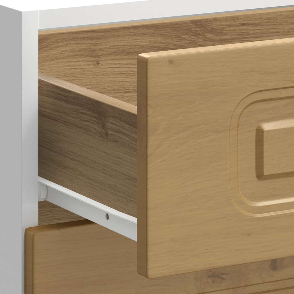 Armoire de cuisine Kalmar chêne artisanal bois d'ingénierie - XIOS