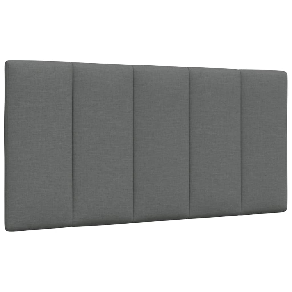 Cadre de lit sans matelas gris foncé 100x200 cm tissu - XIOS