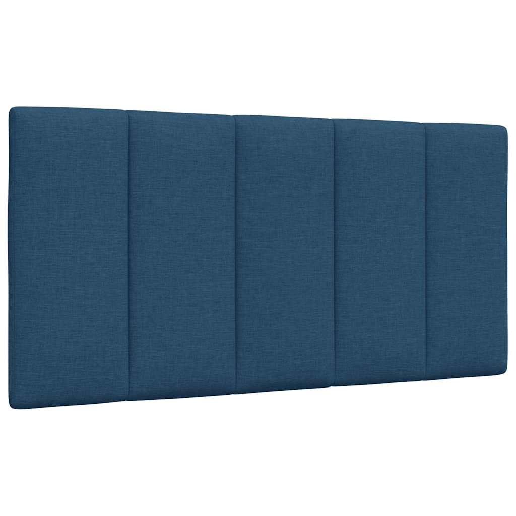 Cadre de lit sans matelas bleu 100x200 cm tissu - XIOS