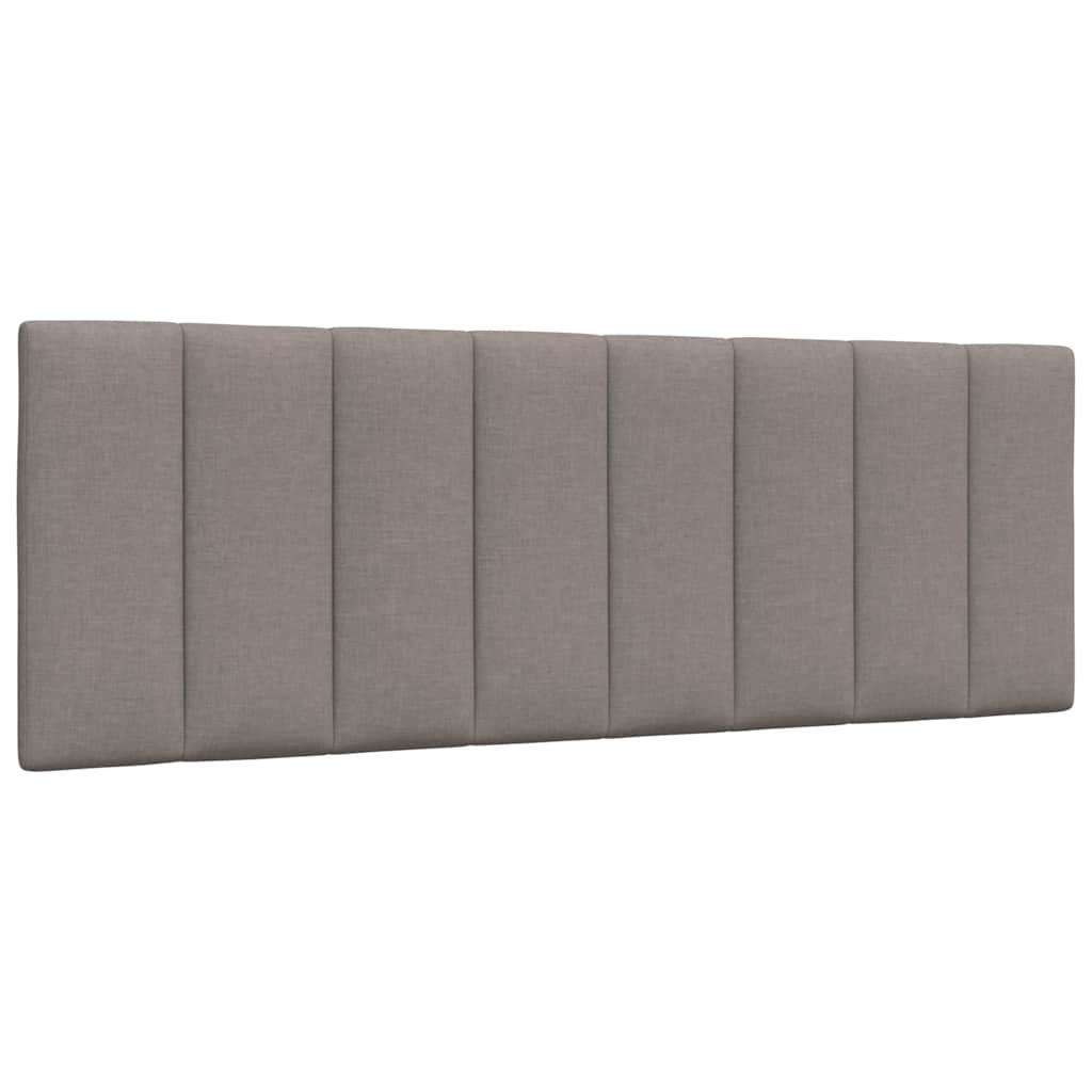 Cadre de lit sans matelas Hanko taupe 140x200 cm tissu