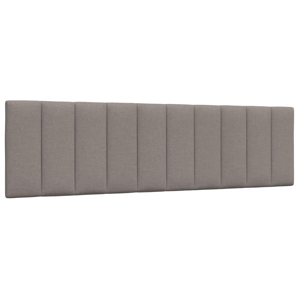 Cadre de lit sans matelas Hanko taupe 180x200 cm tissu - XIOS