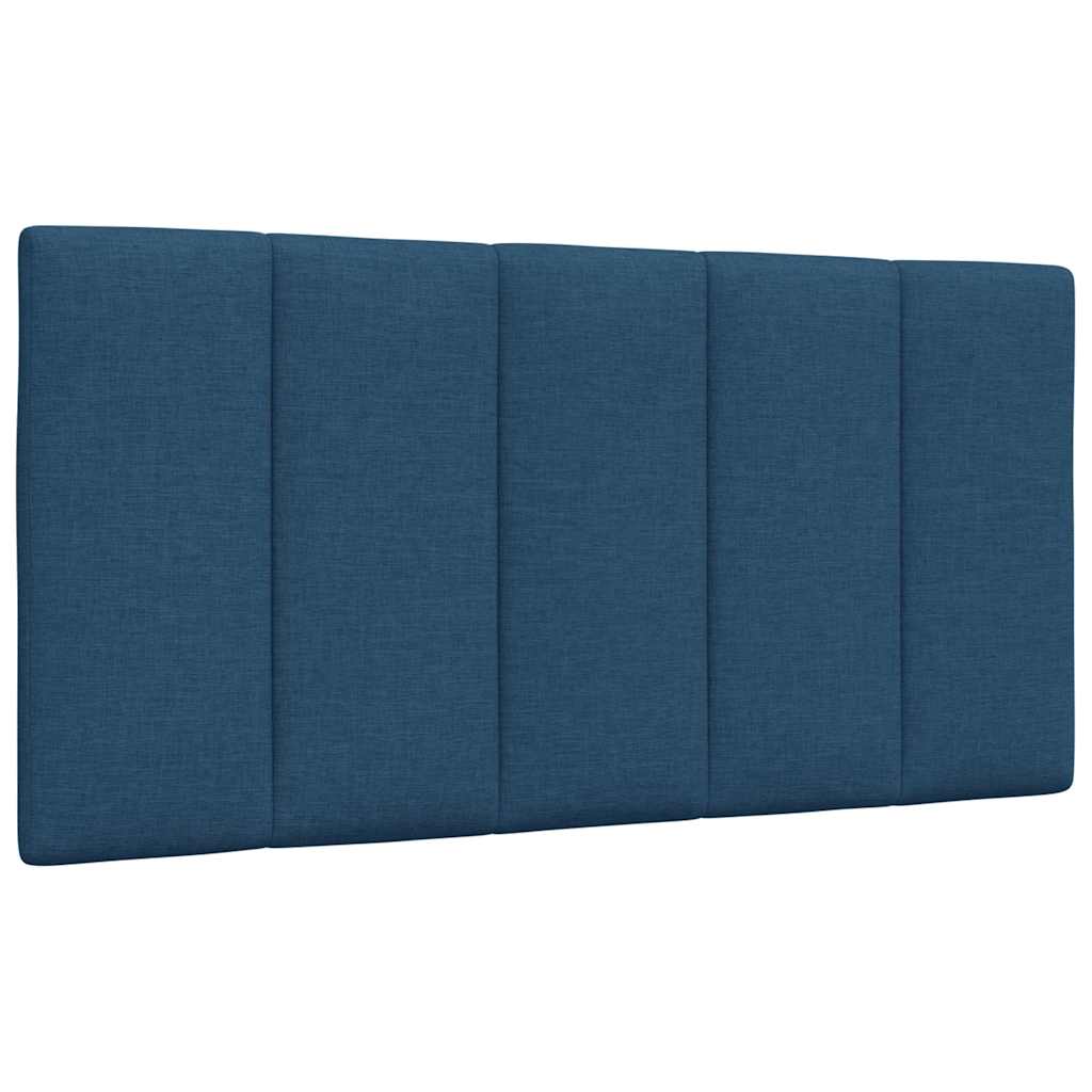 Cadre de lit sans matelas bleu 100x200 cm tissu - XIOS
