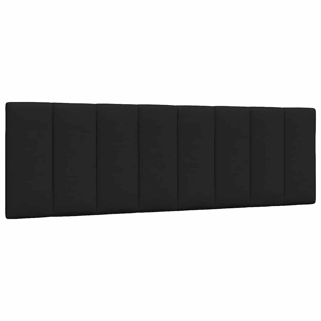 Cadre de lit sans matelas noir 160x200 cm tissu - XIOS