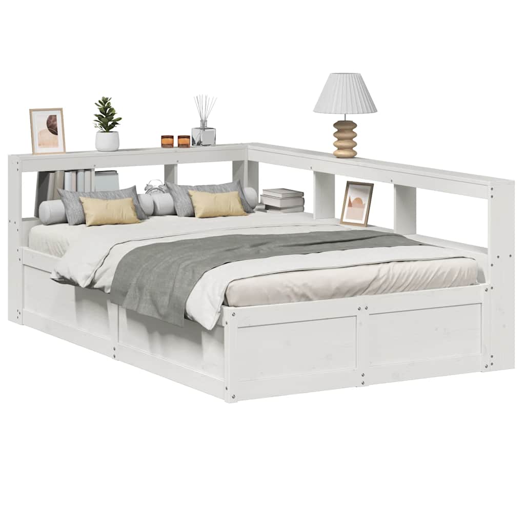 Lit avec matelas Hanko taupe 200x200 cm tissu - XIOS