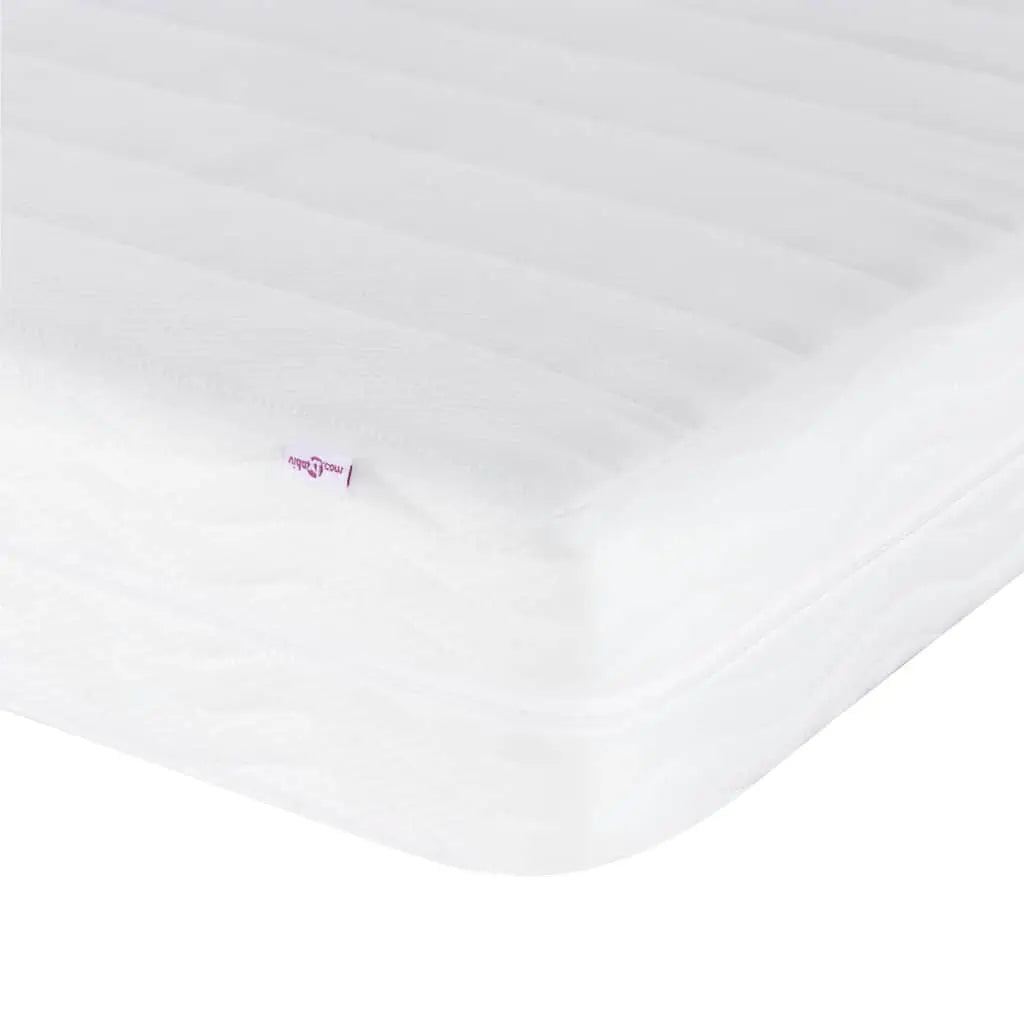 Lit avec matelas taupe 160x200 cm tissu - XIOS