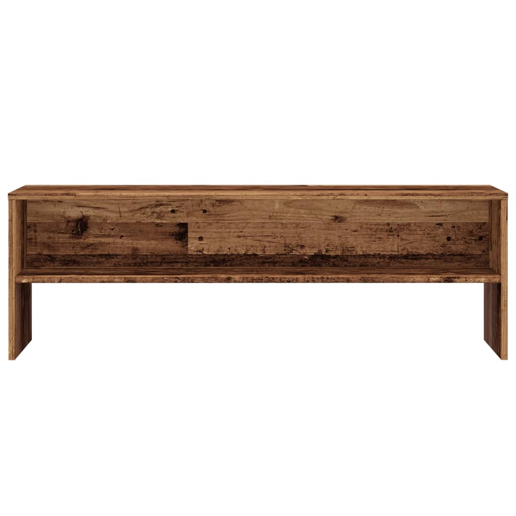 Meuble TV vieux bois 120x40x40 cm bois d'ingénierie - XIOS