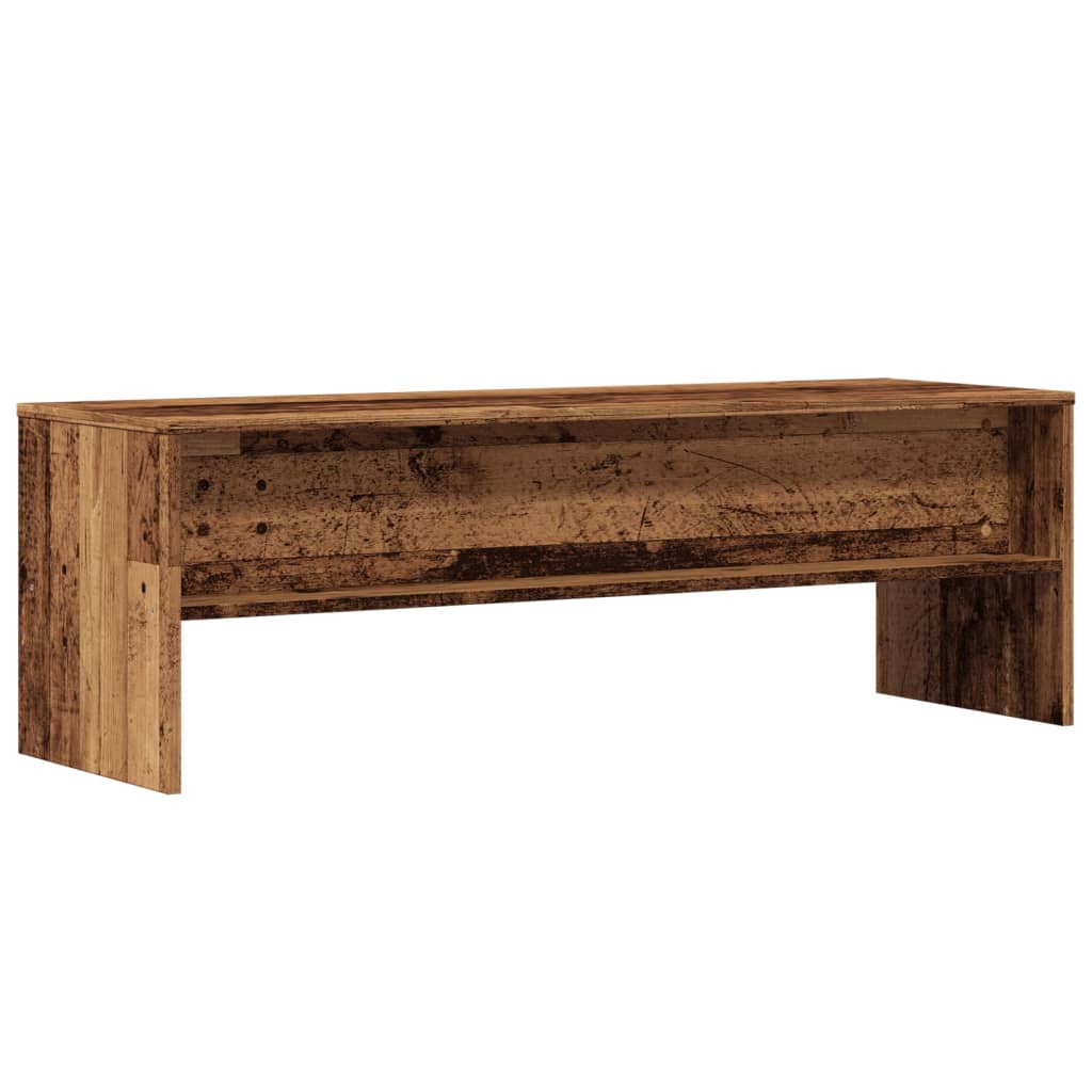 Meuble TV vieux bois 120x40x40 cm bois d'ingénierie - XIOS