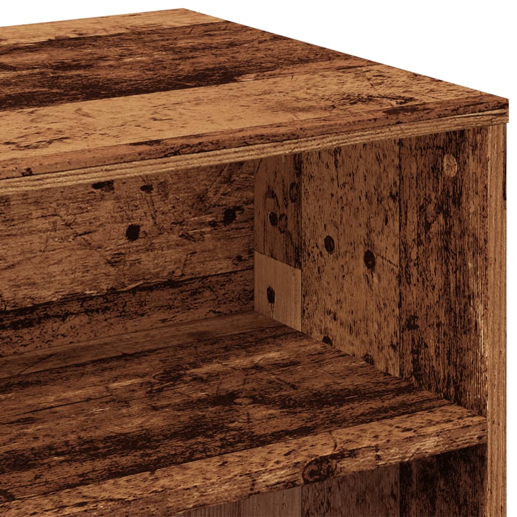Meuble TV vieux bois 120x40x40 cm bois d'ingénierie - XIOS