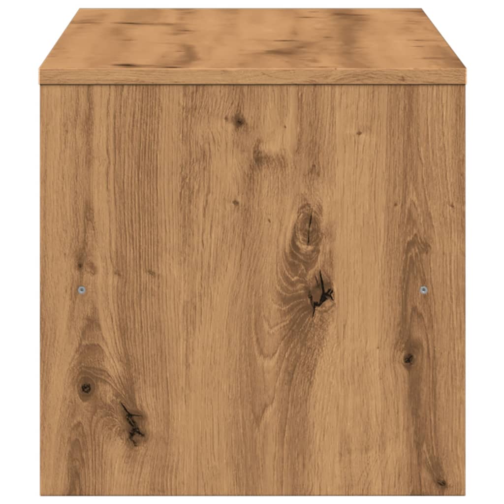 Meuble TV chêne artisanal 120x40x40 cm bois d'ingénierie - XIOS