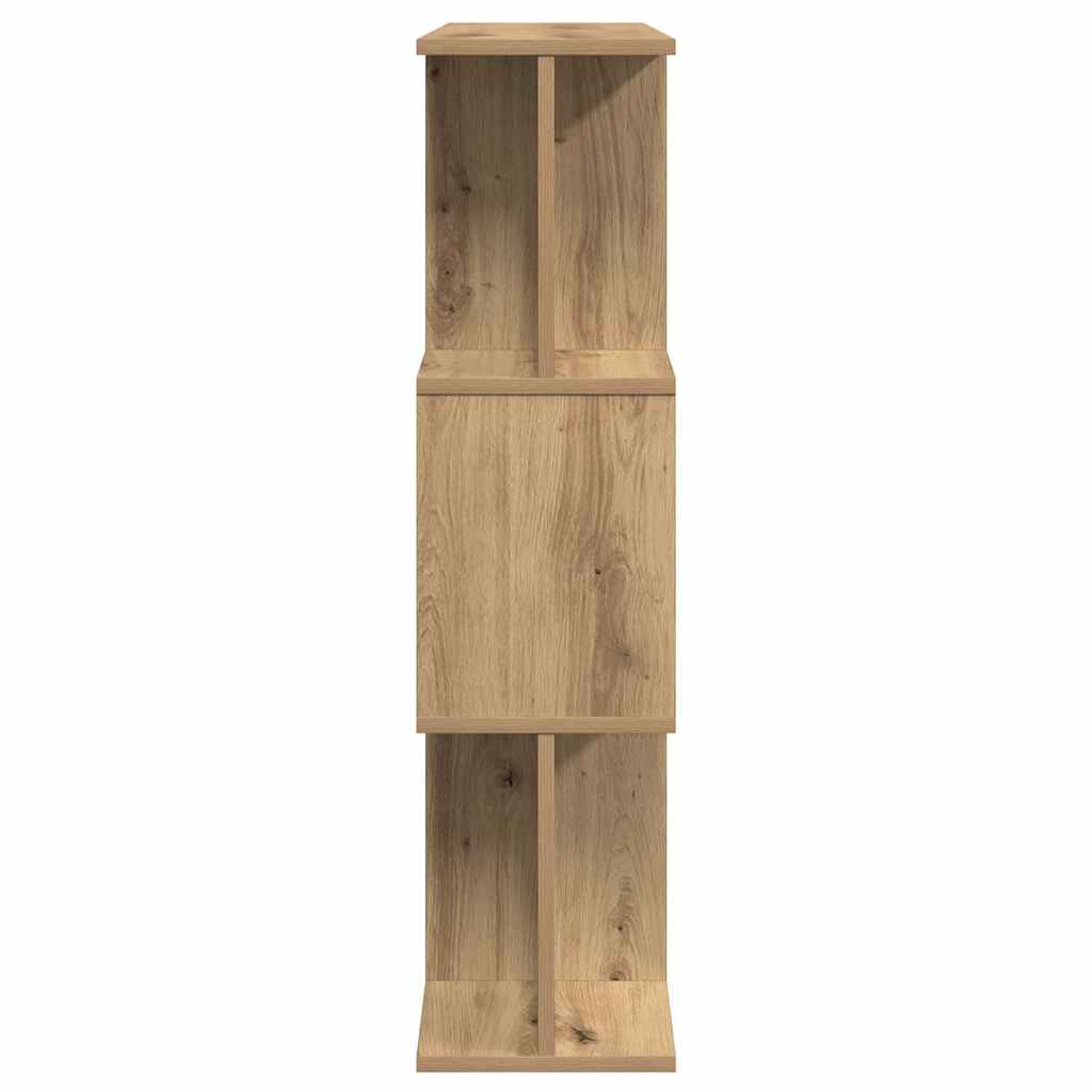 Bibliothèque chêne artisanal 80x24x96 cm bois d'ingénierie - XIOS